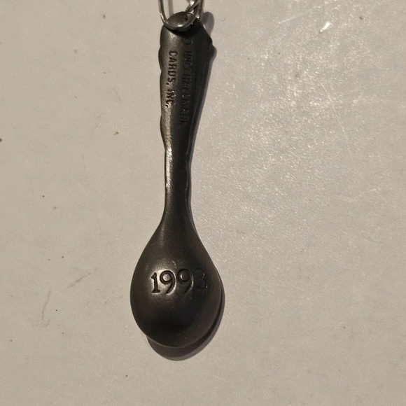 Hallmark Keepsake Ornament "Visions of Sugarplums"  Pewter 1993 - Picture 2 of 7